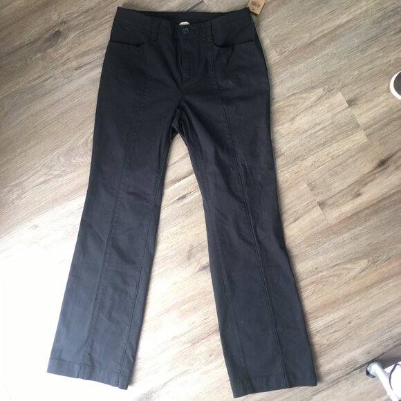 NWT Duluth Trading co Women's Black Work/Dress Pants Size 6×31 - Picture 1 of 7